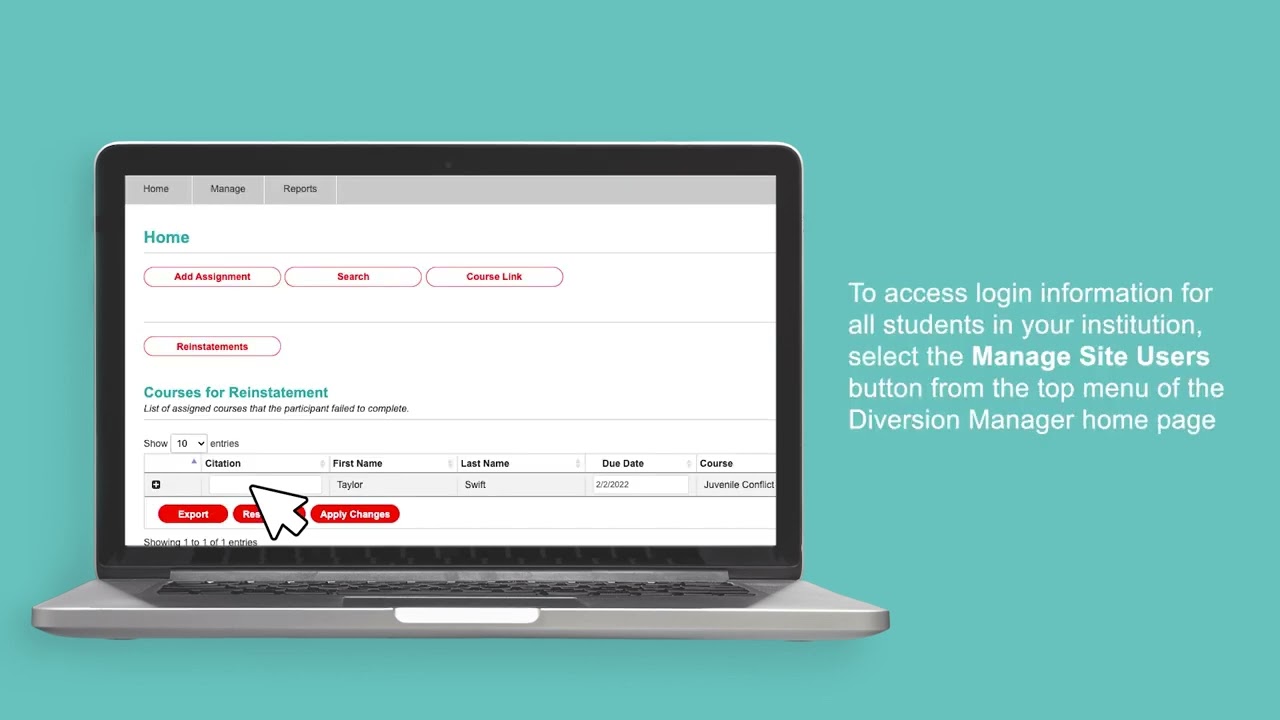 How To View and Edit Student Information Using Diversion Manager