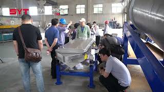 Japan AGC Visited Our Factory to Inspect Vibrating Screen Equipment and Feeder Machine