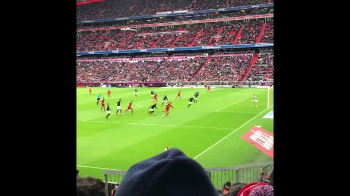Bayern Munich Vs Wolfsburg | Serge Gnabry Goal From Stands