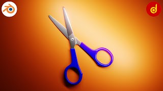 Scissors in Blender | Hard Surface Modeling Blender | Scissors 3D Modeling in Blender