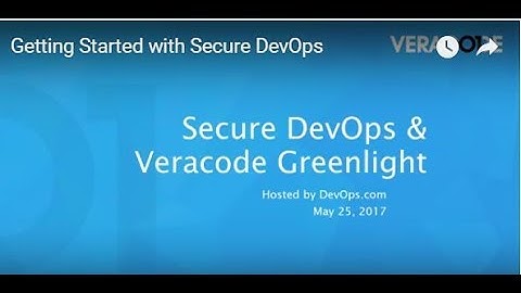 Getting Started with Secure DevOps