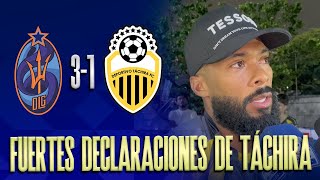 PALABRAS de PEREZ GRECO CARIACO y TETO en DEPORTIVO TACHIRA