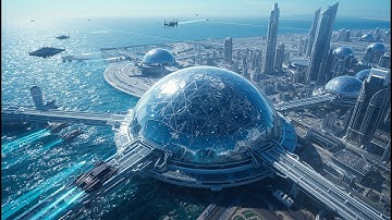 Future City 2545 : A Solarpunk Utopia | Sci-fi AI Short Film (4K)