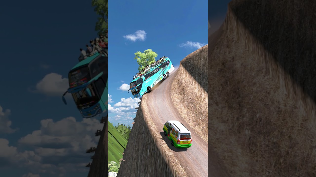 EXPOSED: Overload Passengers Bus on the Most Dangerous Road #3 