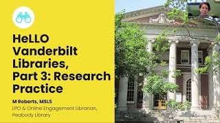 HeLLO Vanderbilt Libraries: LLO Peabody Library Orientation, Part 3