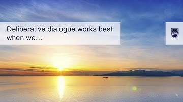 Intro to Deliberative Dialogue
