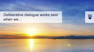 Intro to Deliberative Dialogue
