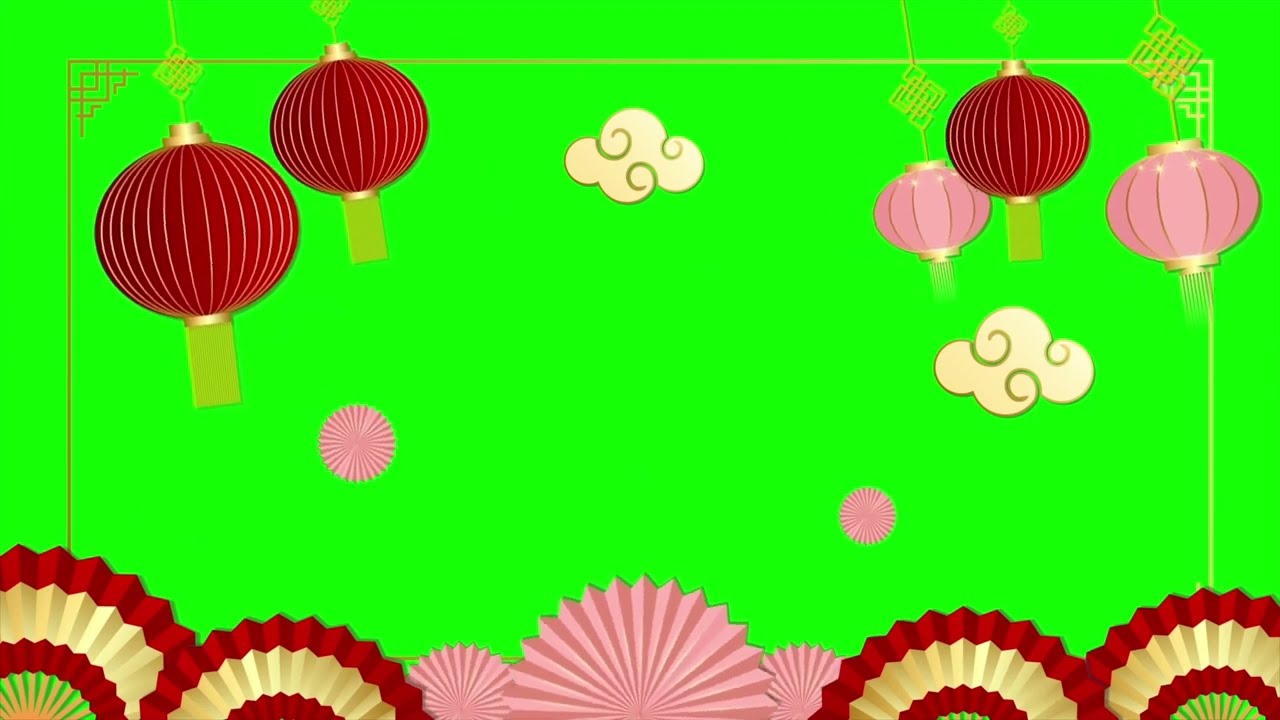 Background new year green screen| Chúc mừng năm mới... - youtube