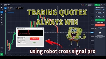 TRADING QUOTEX IN OTC MARKET | always win | using robot cross signal pro | king trader
