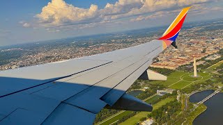 [4K] – Full Flight – Southwest Airlines – Boeing 737-7H4 – DCA-MCI – N279WN – WN670 – IFS 807