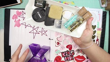 Scrappy Chat - Sticker/Ephemera Notebook and Binder