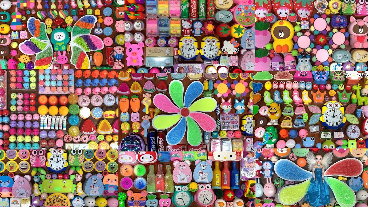 1 HOUR MIMIXING SLIME WITH BAGS & MANY THINGS | SATISFYING SLIME VIDEOS | JERRY SLIME