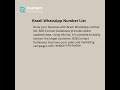 Brazil WhatsApp list | B2B Contact Database