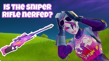 Is The Sniper Rifle NERFED? ( Creative Destruction )