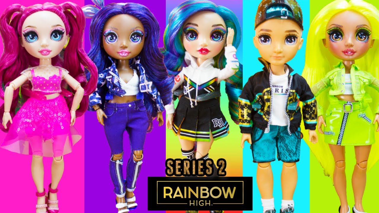 Rainbow High Series 2 Dolls FULL Collection! New BOY Doll, Krystal Bailey,  Amaya Rain & More! 