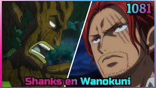 One Piece capitulo 1081 resumen completo - Shanks llega a wanokuni.
