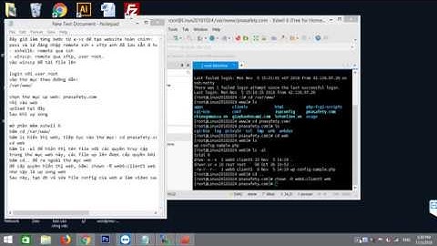 Hướng dẫn up file bằng WinSCP và Xshell 6