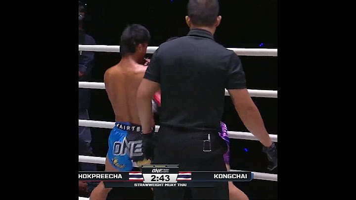 Brutal KO  ⚔️💥 Kongchai CRUMPLES Chokpreecha in their main event rematch at ONE Friday Fights 108!