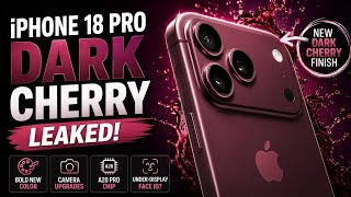 Apple iPhone 18 Pro NEW Dark Cherry Color 😍 Full Leak Explained! Wealth