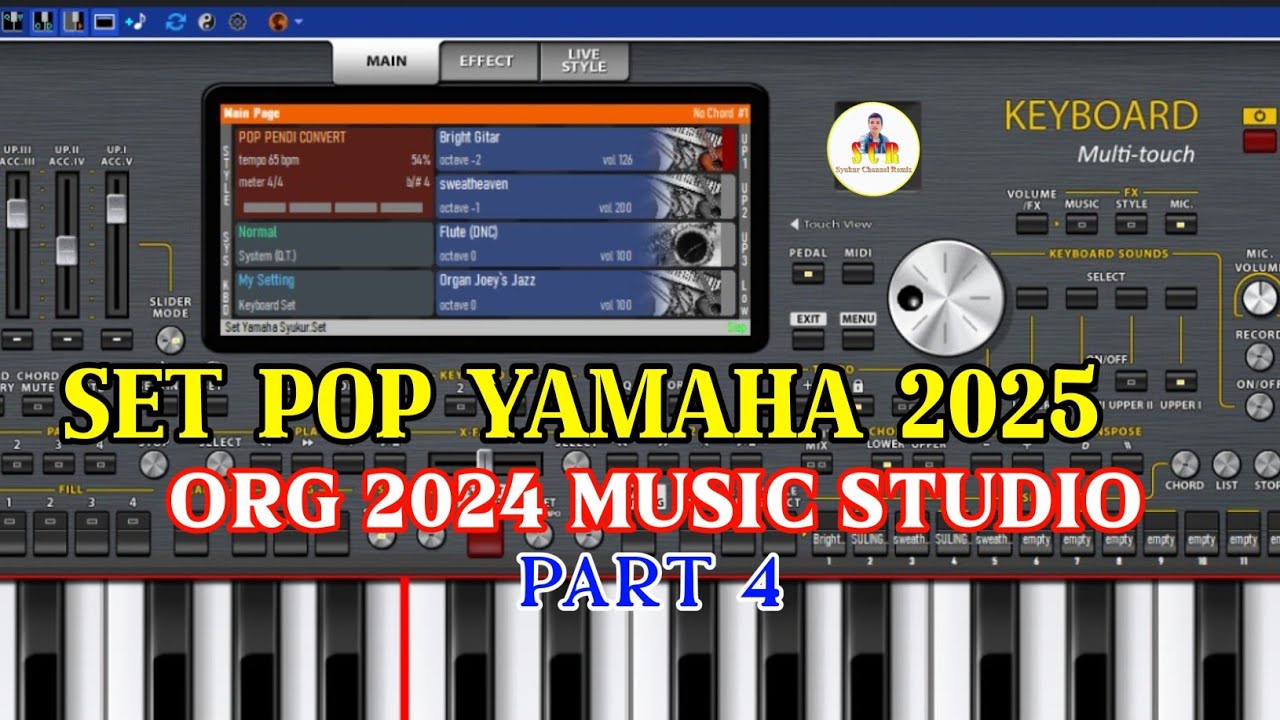 Style Pop Terbaru 2025 | Yamaha Part 4 - ORG 2024 Dan Music Studio