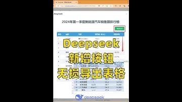 deepseek无损导出Excel表格 #excel #职场 #ai #deepseek #office办公技巧