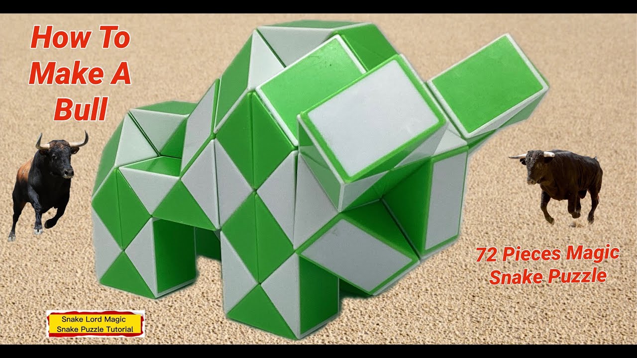 Bull - 72 Pieces Magic Snake Puzzle 