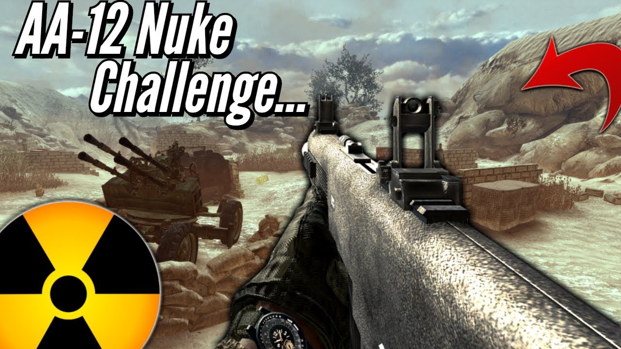 AA-12 Tactical Nuke Challenge NO CHOPPER (MW2)