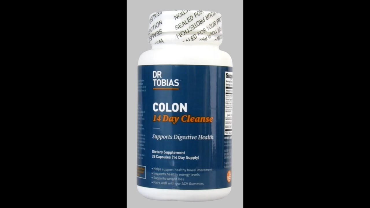How Dr. Tobias 14 Days Quick Colon Cleanse 28 Capsules Actual Look Unboxing B00ISAPPLI