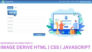 P-2 IMAGE DERIVE JAVASCRIPT PROJECT | HTML | CSS | JAVASCRIPT | IN | HINDI @Justforcode
