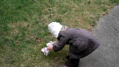Making a "Snow Angel"