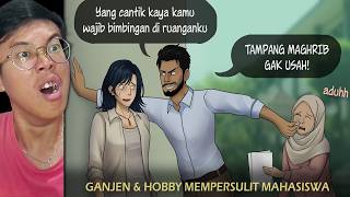 REACTION ANIMASI DRAMA AZAB DOSEN DAKJAL - Gatel Ke Si Cantik, Ludahin Yang Burik!!!