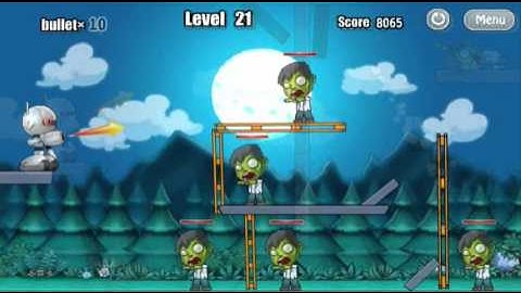 Free Flash Online Games - Robot vs. Zombies gameplay - part 2