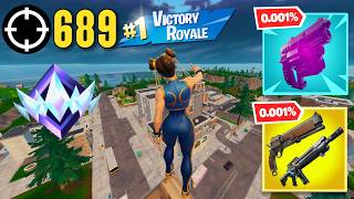 689 Elimination "RANKED RELOAD” Gameplay Wins (Fortnite Chapter 7 Keyboard &amp; Mouse)
