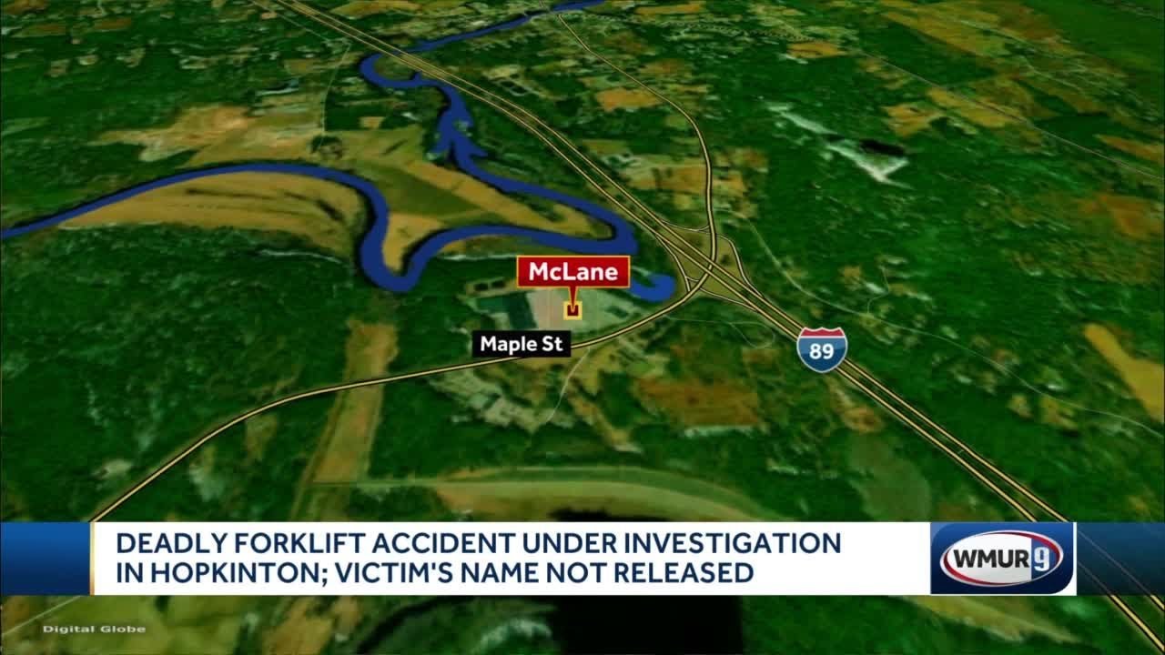 Man killed in forklift accident in Hopkinton YouTube