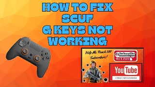 Scuf Envision Pro G Key Fix. I solved the G Keys not working on controller.  #warzone @ScufGamingTV