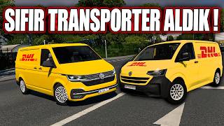 ESKİSİNİ VERİP SIFIR ARAÇ ALDIK !!! VOLKSWAGEN TRANSPORTER ETS 2 MOD 1.58 [ Logitech G29 ]