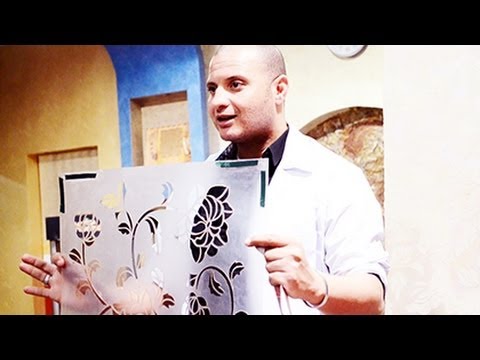 حلقة عن الدهانات - كيفية طباعة الأستنسل علي الجدران - YouTube