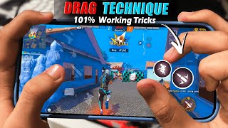 SECRET "PRO-PLAYER" HEADSHOT (DRAG TECHNIQUE) IN FREE FIRE 🤫HANDCAM🔥Iphone 14promax⚙️