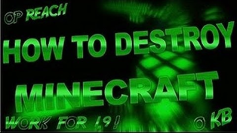 ➕ MINECRAFT IS BROKEN #1 ➕RELEASE 50 MODS OP REACH AND NOKB 1.9➕