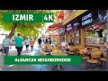 Izmir Alsancak Neighborhood Walking Tour 4 October 2021|4k UHD 60fps|