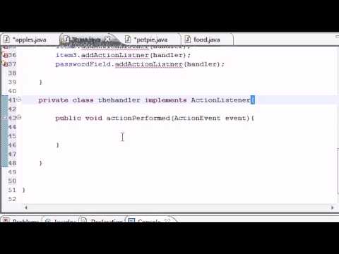 Java Programming Tutorial   53   ActionListner   YouTube