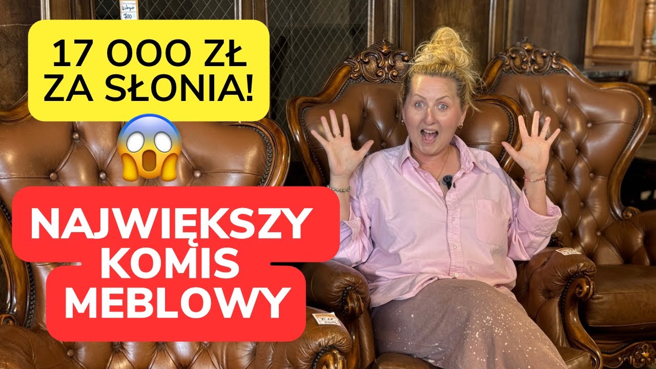 ODWIEDZIŁAM NAJWIĘKSZY KOMIS MEBLOWY W POLSCE 🆘 CZEGOŚ TAKIEGO NIE WIDZIAŁAM ‼️