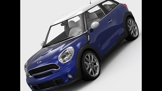 3D Model MINI Cooper Paceman 2013 at 3DExport.com