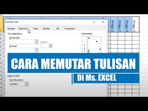 Video: Bagaimana cara memutar teks di Google Spreadsheet?