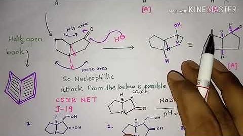Half Open Book Model : Stereochemical approach in organic reactions for CSIR NET, GATE And JAM exam