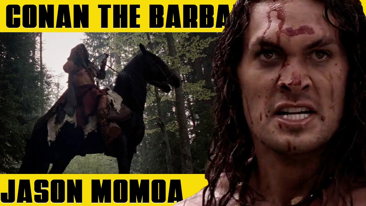 JASON MOMOA horseback chase | CONAN THE BARBARIAN (2011)