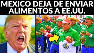 ¡México deja sin alimentos a EE.UU! Agricultores dejan de enviar tomates y aguacates