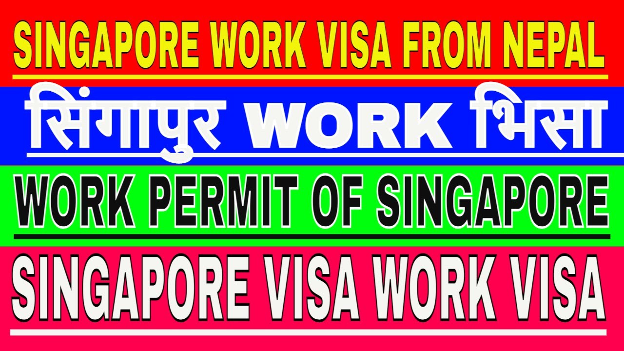 singapore visit visa for nepalese