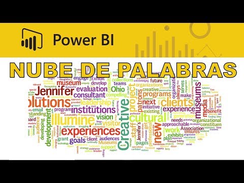 Word Cloud (Nube de Palabras) en Power BI | Capítulo 18 | Curso de Power BI