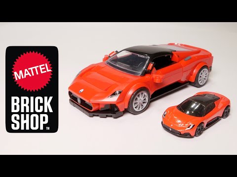 Mattel Brick Shop Hot Wheels Maserati MC20 Speed Series Speed